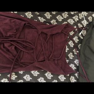 burgundy velvet bodycon dress!!